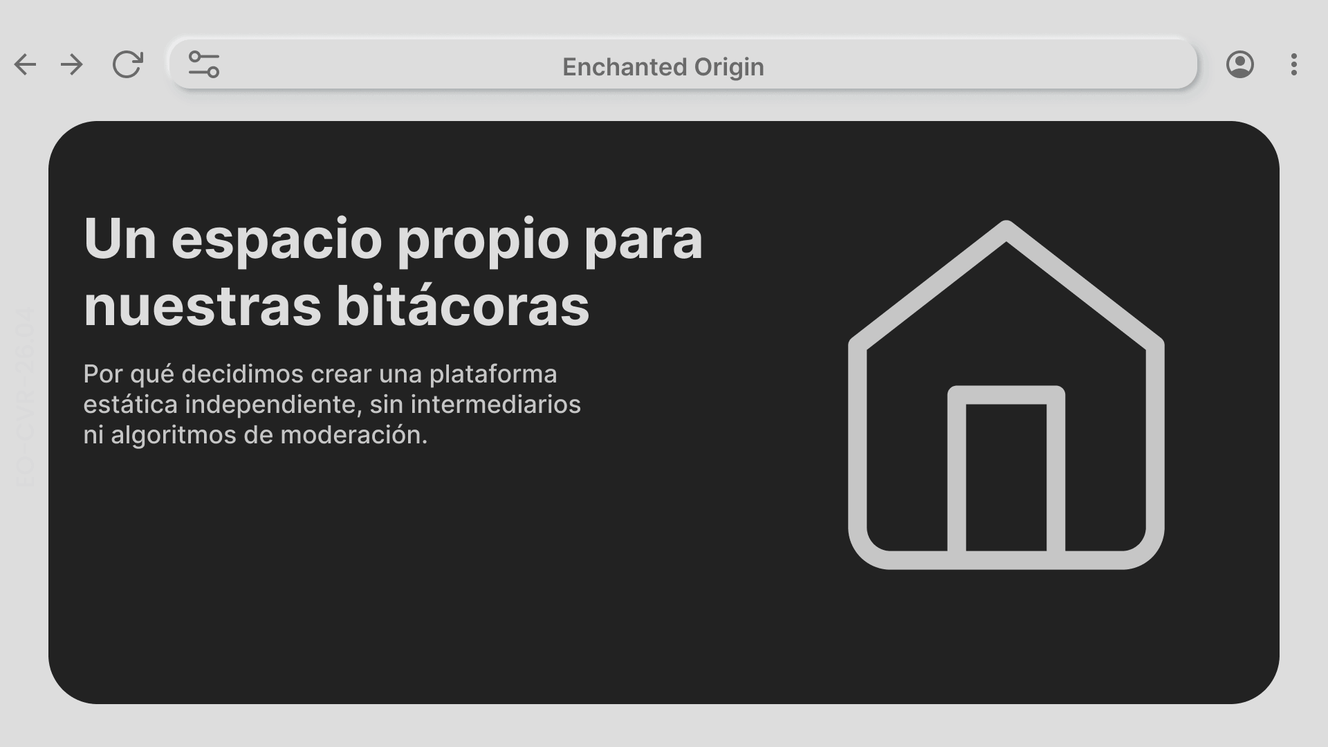 Un espacio propio